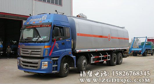 歐曼前四后八化工液體運(yùn)輸車 歐曼前四后八化工液體運(yùn)輸車